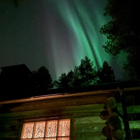 Διαμέρισμα Jussan Luppo - Original Log Cabin, Sauna, 100m Pyhätunturi