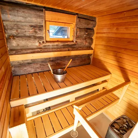 Διαμέρισμα Jussan Luppo - Original Log Cabin, Sauna, 100m Pyhätunturi